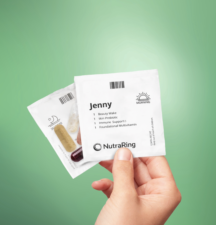 Man wearing an Oura Ring while running outside